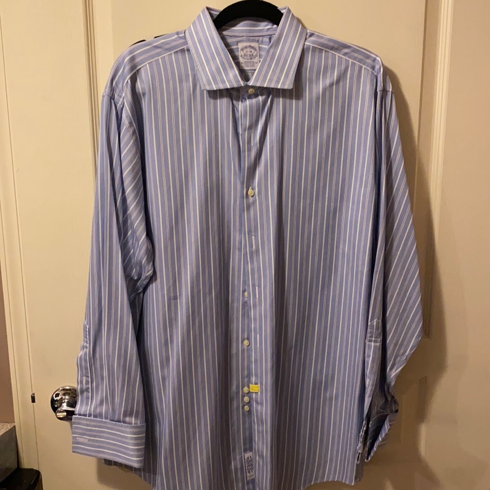 brooks brothers striped button down